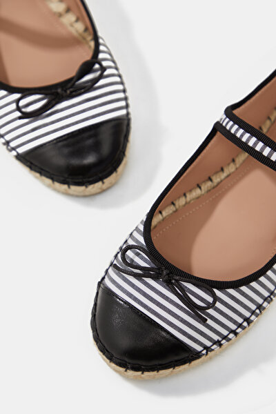 BLACK FLAT SHOES 4