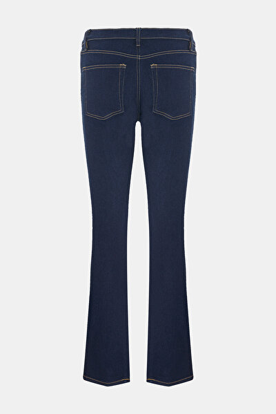 NAVY BLUE STRAIGHT CUT TROUSERS 9