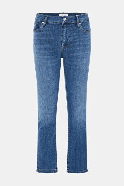 NAVY BLUE STRAIGHT CUT TROUSERS 8