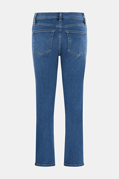 NAVY BLUE STRAIGHT CUT TROUSERS 9