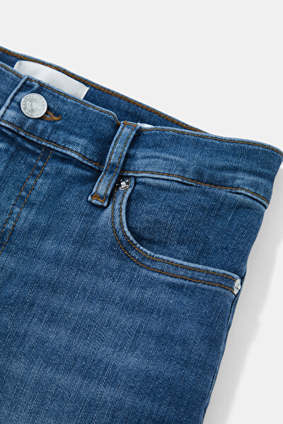 NAVY BLUE STRAIGHT CUT TROUSERS 10