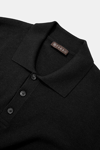 BLACK POLO NECK TRICOT 3