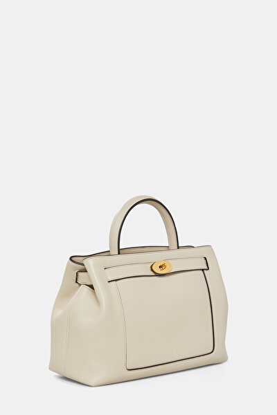 ECRU LEATHER BAG 3