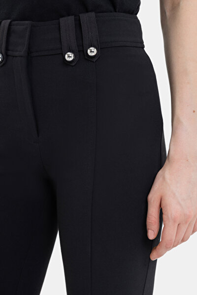 BLACK STRAIGHT CUT TROUSERS 4