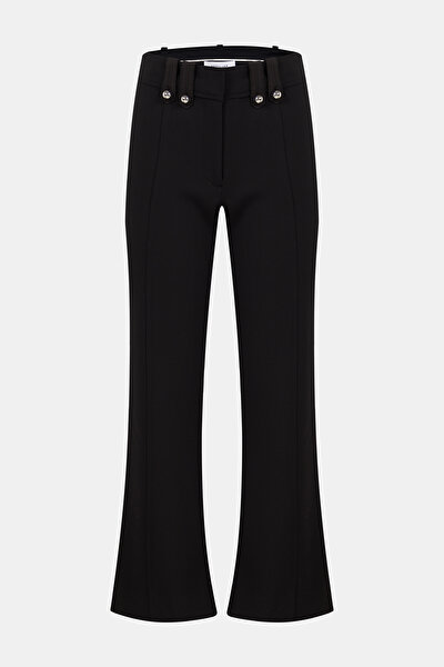 BLACK STRAIGHT CUT TROUSERS 8