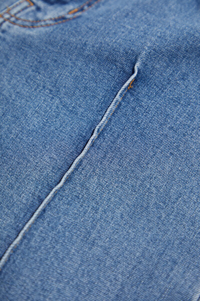BLUE STRAIGHT CUT TROUSERS 5