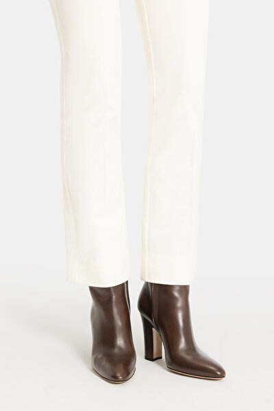 WHITE STRAIGHT CUT TROUSERS 13