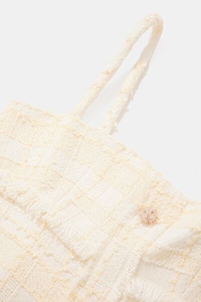 CREAM MİNİ DRESS 3