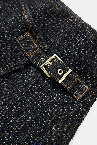 BLACK JEANS SKIRT 3