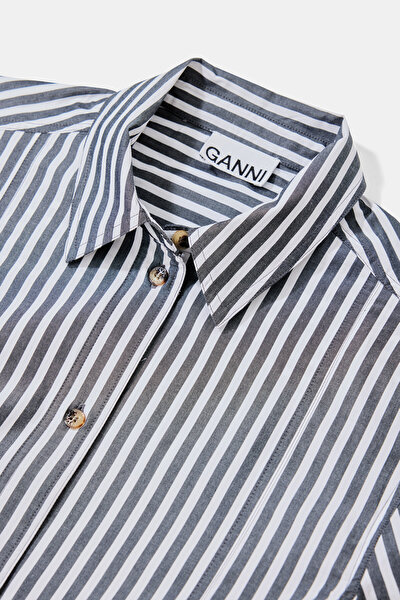 BLACK STRİPED PATTERNED SHİRT 3