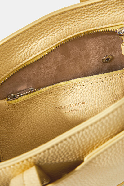 YELLOW LEATHER BAG 8