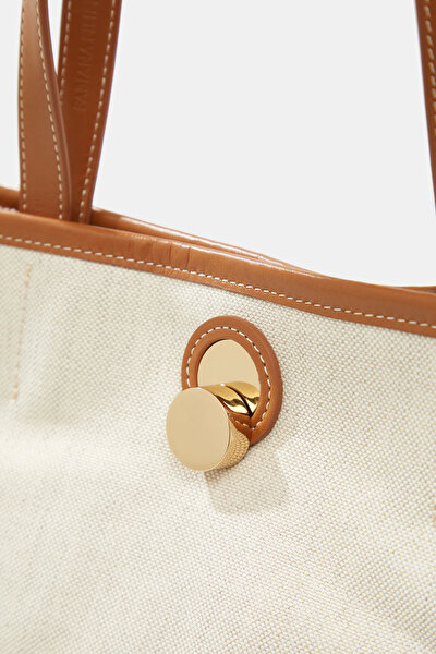 TAN LEATHER BAG 5