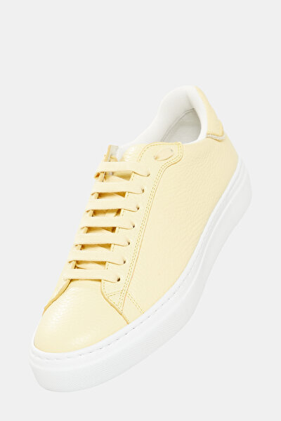 SARI DERİ SNEAKER 5