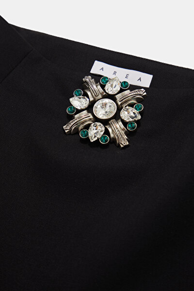 BLACK WOOL SKIRT 3