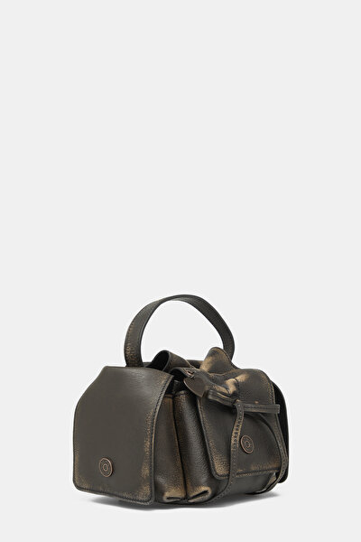 DARK BROWN LEATHER BAG 3