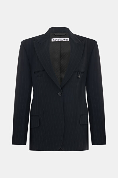 NAVY BLUE VİSCOSE JACKET 3
