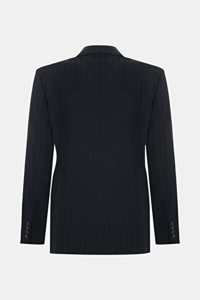NAVY BLUE VİSCOSE JACKET 4
