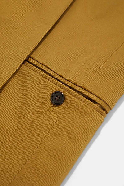 BEIGE STRAIGHT CUT TROUSERS 4