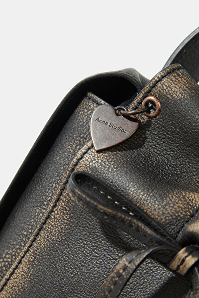 DARK BROWN LEATHER BAG 5