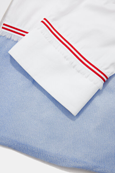 RED LONG SLEEVE SHIRT 4