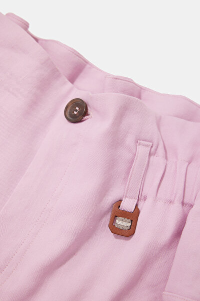 PINK HIGH WAIST SHORTS 3