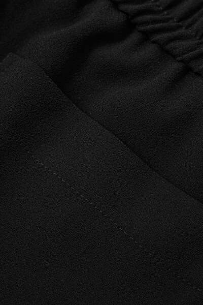 BLACK STRAIGHT CUT TROUSERS 4
