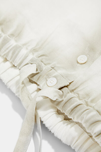 KHAKI 3/4 SLEEVES SHIRT 4