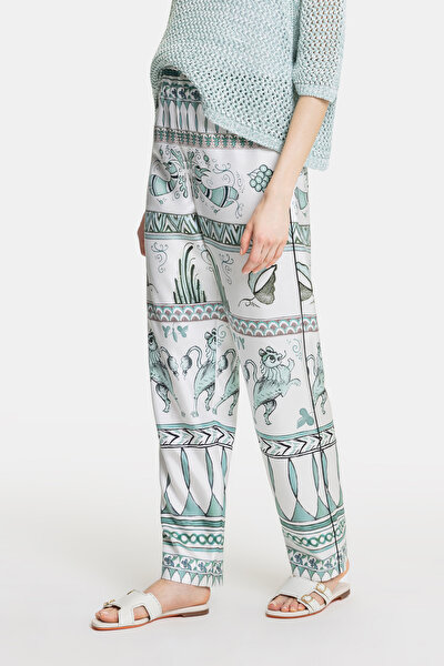 BLACK WIDE LEG TROUSERS 3