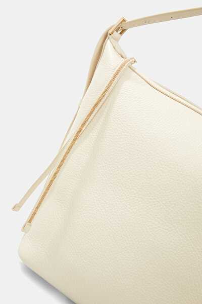 ECRU LEATHER BAG 4