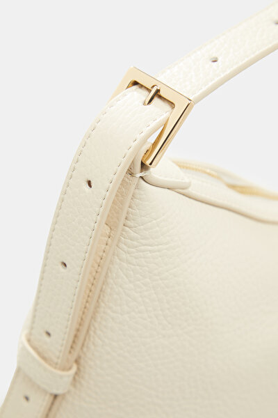 ECRU LEATHER BAG 5
