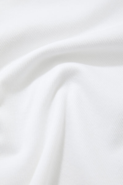 WHITE BASIC / ROUND NECKLINE SHORT SLEEVE TSHIRT 8