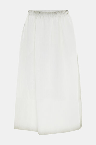 KHAKI DEGRADE DESIGN MIDI SKIRT 4
