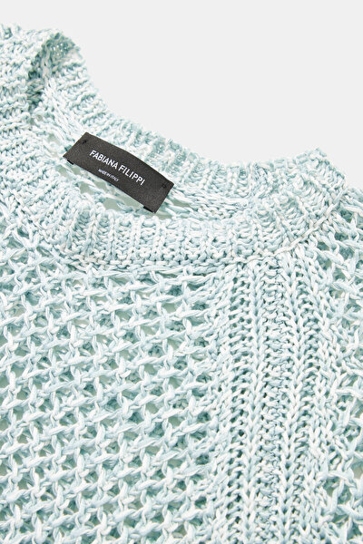 WHITE BASIC / ROUND NECKLINE TRICOT 8