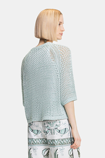 WHITE BASIC / ROUND NECKLINE TRICOT 3