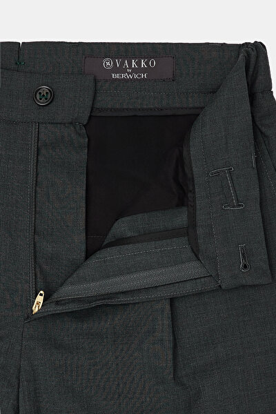 ANTHRACITE MELANGE TROUSERS 5