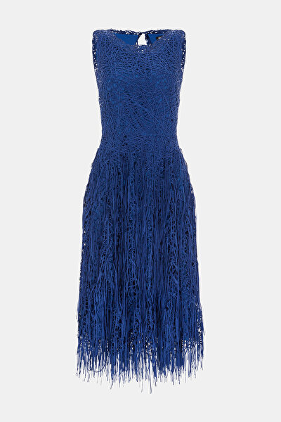 BLUE SLEEVELESS DRESS 8