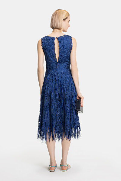 BLUE SLEEVELESS DRESS 3