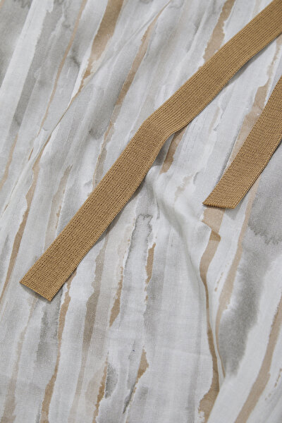 TAN SHORT SLEEVE DRESS 10