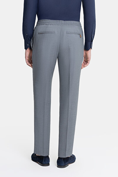 GRAY MELANGE TROUSERS 3