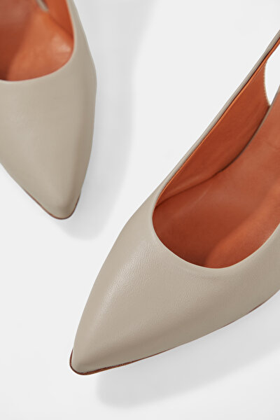 BEIGE LEATHER SHOE 4