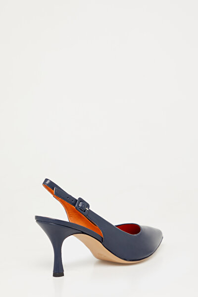 NAVY BLUE LEATHER SHOES 3