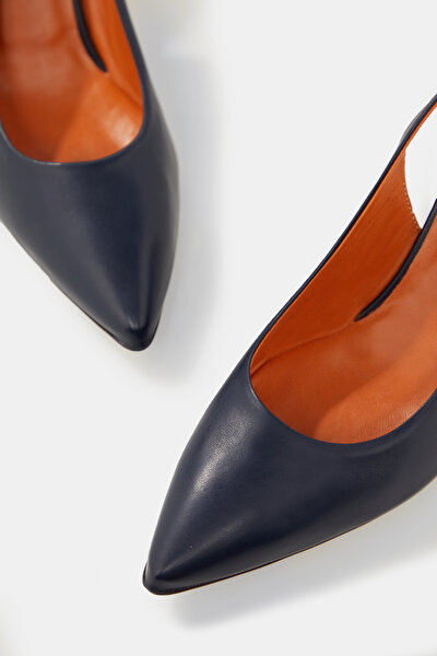 NAVY BLUE LEATHER SHOES 4