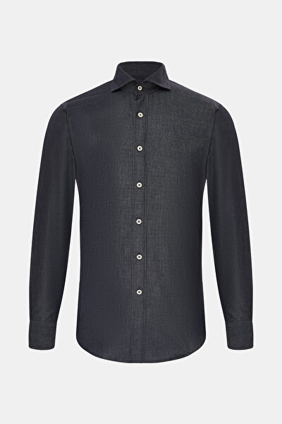 PAMUK KETEN TWILL SPOR GÖMLEK 5