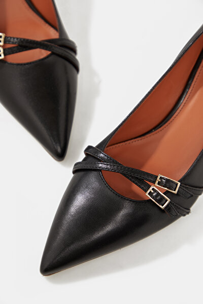 BLACK LEATHER SHOE 4