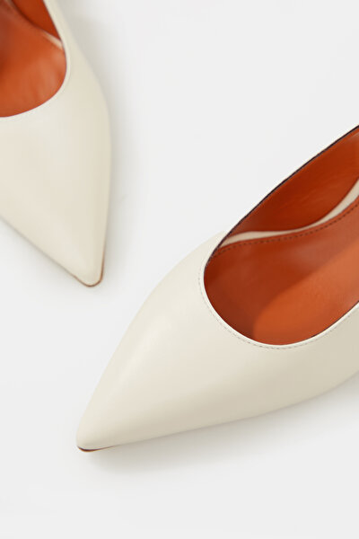 ECRU LEATHER SHOE 4