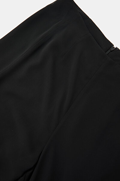 BLACK WIDE LEG TROUSERS 8