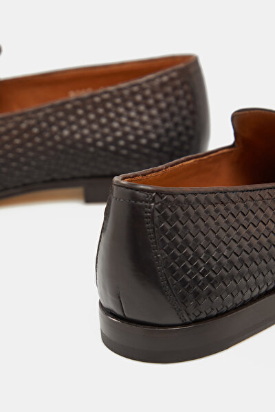 BROWN LEATHER SHOE 5