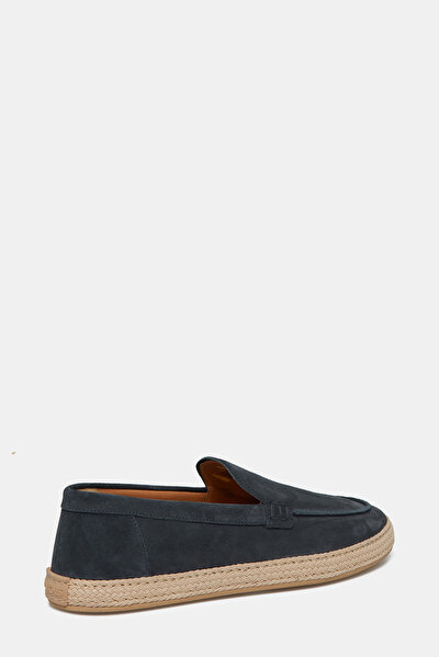 NAVY BLUE LEATHER SHOES 3