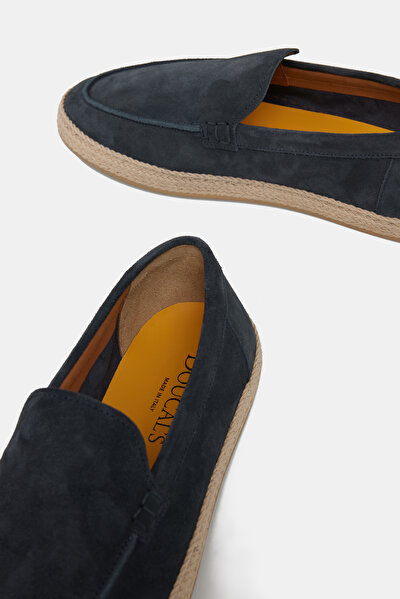 NAVY BLUE LEATHER SHOES 4