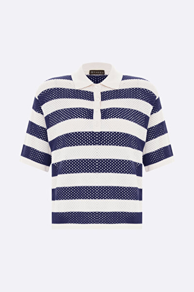 LACİVERT ÇİZGİLİ TRİKO 9